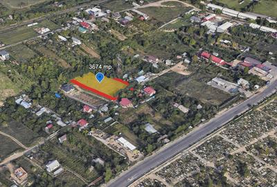 Teren Construcții intravilan de 3674 mp, în Vest - 3