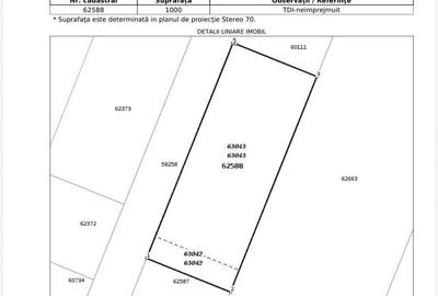 Teren de 1000 mp, în Tunari