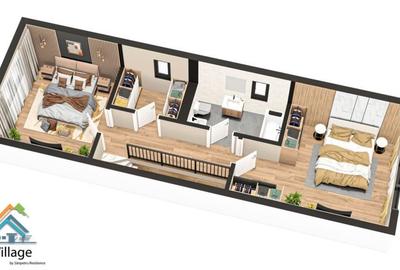 Casă cu 4 camere în Noua - 5