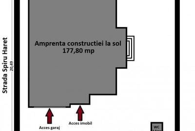 Casă individuală cu 6 camere cu Canalizare în CET - 56