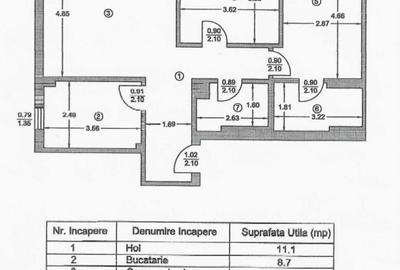 Apartament cu 3 camere în Nord - 9