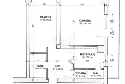 Apartament cu 2 camere decomandat în Gheorgheni - 8