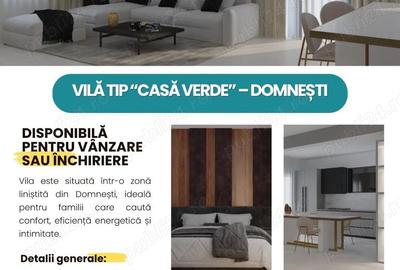 Vila tip casa verde utilita?ile includ in preti domnesti DE INCHIRIAT parter - 1