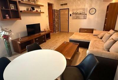 Apartament cu 2 camere semidecomandat, mobilat în Băneasa
