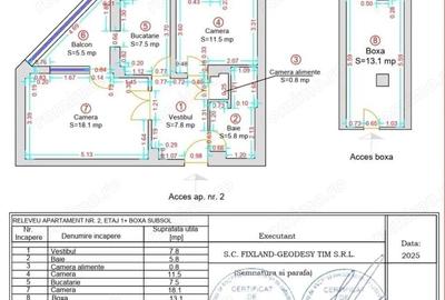Apartament cu 2 camere decomandat în Lunei - 1