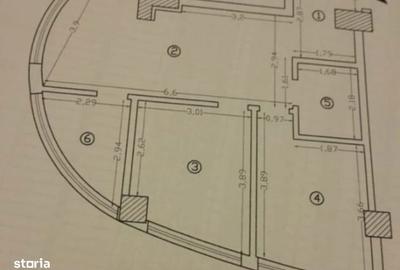 Apartament cu 3 camere în Central