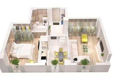 Apartament cu 2 camere Zona Frumoasa - 2