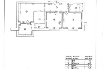 Apartament cu 3 camere decomandat în Colentina