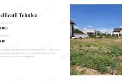 Teren de 1028 mp, în Sânmartin