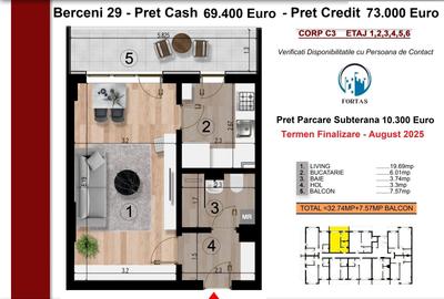 SUPERB > Garsoniera Bloc Nou > Metrou Berceni > Mutare Februarie 2026 - 6