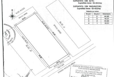 Teren intravilan 822 m.p. Constanta str.Nicolae Iorga 24B-pret 450.000 Euro - 1