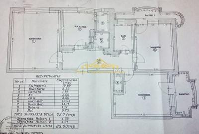Apartament cu 3 camere decomandat, mobilat în Decebal - 20