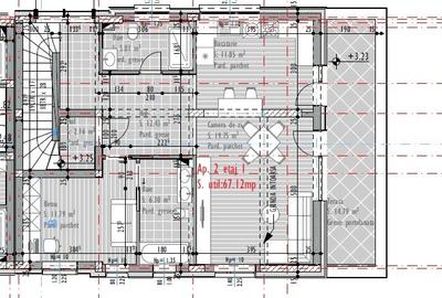 Apartament 4 camere, 105 mp, terase 42 mp, parcare, Gheorgheni - 2