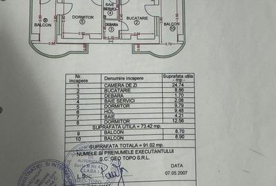 Apartament cu 3 camere în Babadag - 4