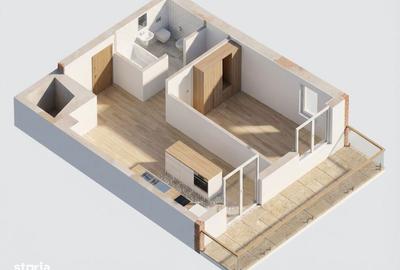Apartament cu 2 camere decomandat în Dâmbul Rotund