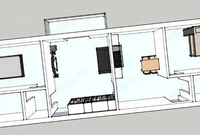 Apartament cu 3 camere semidecomandat în Buziașului - 2
