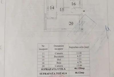 CUG - Ideal Residence, Apartament 2 camere 46,12 MP+LOC DE PARCARE - 6