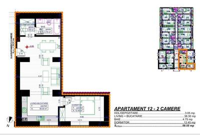 Apartament cu 2 camere decomandat în Ultracentral - 2