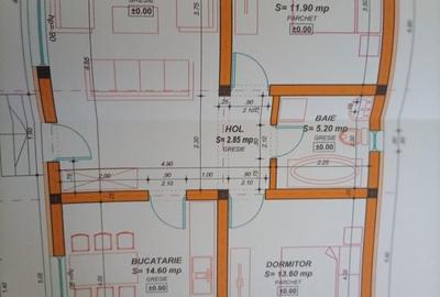 Casă cu 3 camere în Central - 2