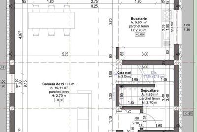 Casă cu 4 camere în Central - 2