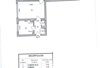 Apartament cu 3 camere semidecomandat în Teiul Doamnei - 2