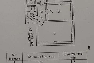 Apartament cu 3 camere decomandat în Central