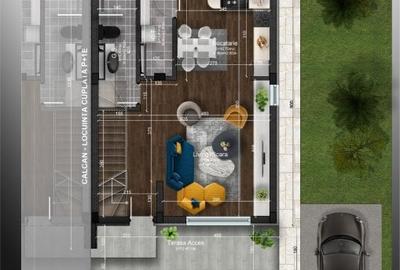 Duplex cu 4 camere cu Canalizare în Berceni - 2