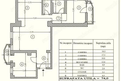 Vanzare Apartament 3 Camere cu Centrala la 2 minute de Mall Vitan - 3