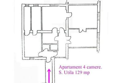 Apartament cu 4 camere semidecomandat în Central - 7