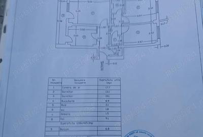 Apartament cu 3 camere decomandat în Craiovei - 3