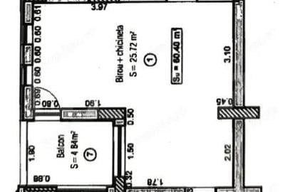 Apartament cu 3 camere decomandat în Aradului