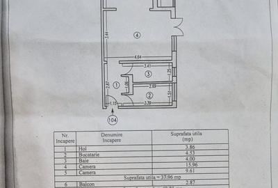 Garsonieră în Poarta 6 - 6