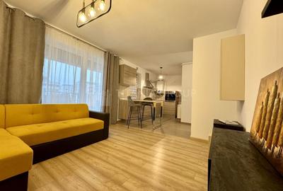 Apartament cu 2 camere semidecomandat, mobilat în Tractorul
