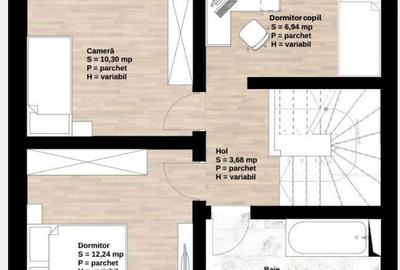 Casă cu 3 camere în Rudicica - 6