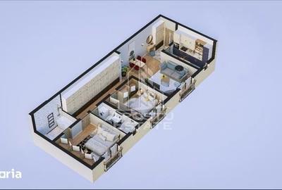 Apartament cu 3 camere în Plopi - 11