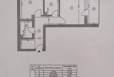 Vand apartament 2 camere - 8