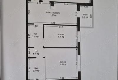 Apartament cu 3 camere decomandat în Aradului - 8
