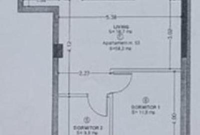 Apartament cu 3 camere semidecomandat în Central - 13
