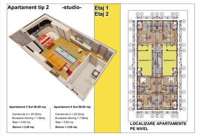 IMI Residence - Sanandrei - Comision 0 - Apartament cu o camera, 38 mp