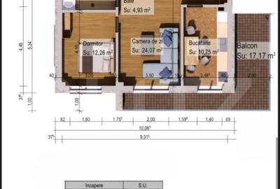 Apartament cu 2 camere semidecomandat în Burdujeni - 3