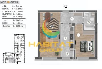 Apartament cu 2 camere în Apărătorii Patriei - 3