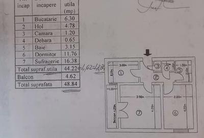 Apartament cu 2 camere decomandat, mobilat în Titan - 8