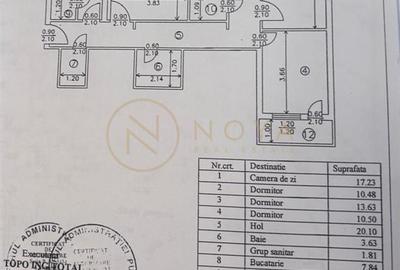 Apartament cu 4 camere decomandat, mobilat în Lujerului - 22