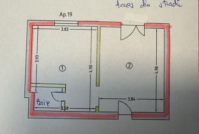 Spațiu comercial, de 38 mp, în Central - 1