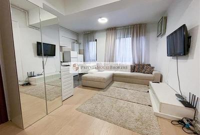 Apartament cu 2 camere semidecomandat, mobilat în Băneasa