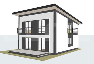 Casa de vanzare, 4 camere,109 mp + 450 mp teren, zona-Valea Lupului