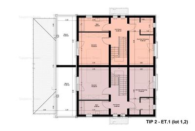 Duplex modern 4 camere + grădină 250 mp – Giroc / Chișoda, 2024 – fără comision - 9