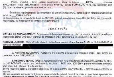 De Vanzare loturi de teren intravilan alipite Balotesti Str Florilor - 5