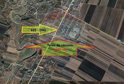 Teren de vanzare la E85-DN2 Buzau Posta Calnau - 1