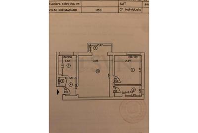 Apartament cu 2 camere semidecomandat, mobilat în P-ța Universității - 10